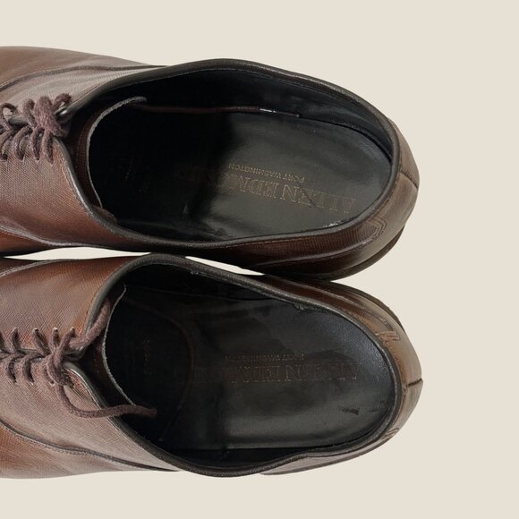 Allen Edmonds Mens Bond Street Cap Toe Textured Leather Lace Up Oxford Size 11.5 - Picture 7 of 12